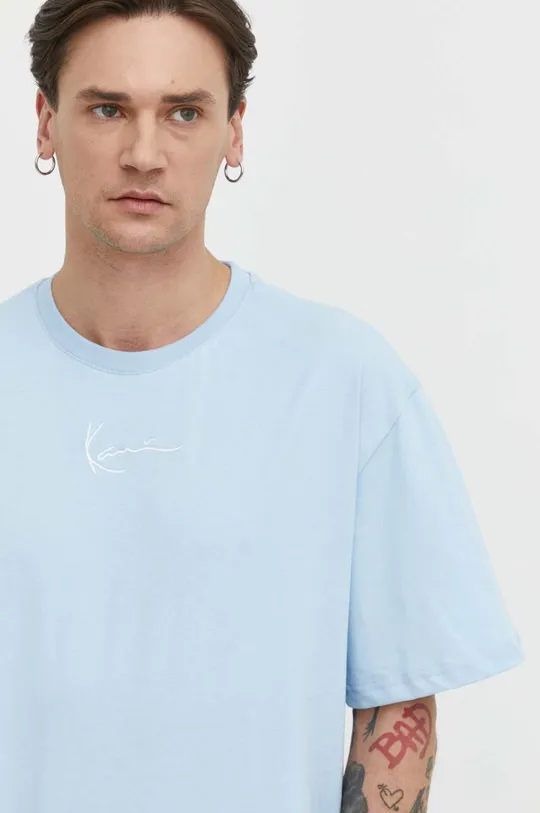 blu Karl Kani t-shirt in cotone