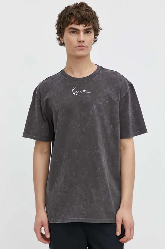 Karl Kani t-shirt in cotone grigio