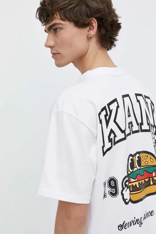 fehér Karl Kani pamut póló