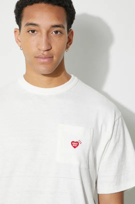 Bavlněné tričko Human Made Pocket Pánský