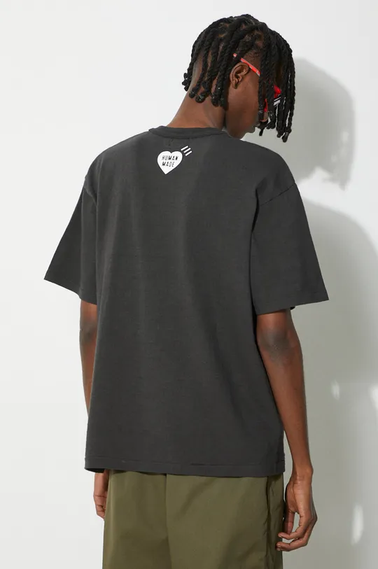 Βαμβακερό μπλουζάκι Human Made Graphic μαύρο