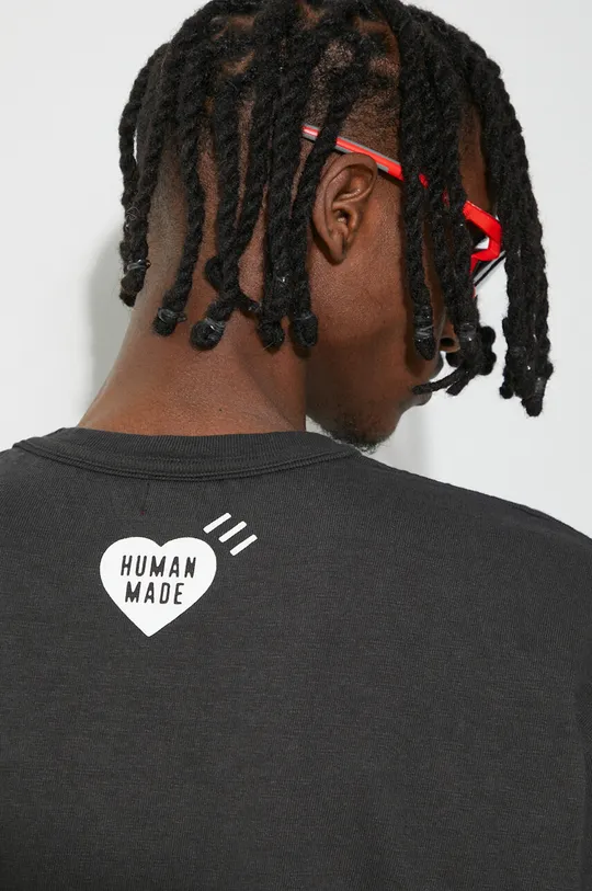 negru Human Made tricou din bumbac Graphic