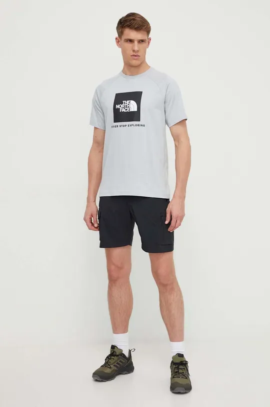 The North Face t-shirt bawełniany szary