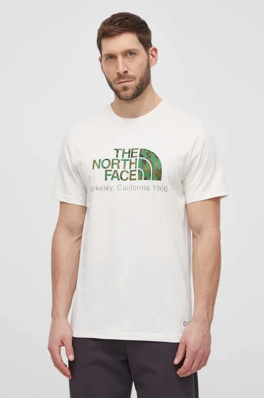 bež Bombažna kratka majica The North Face