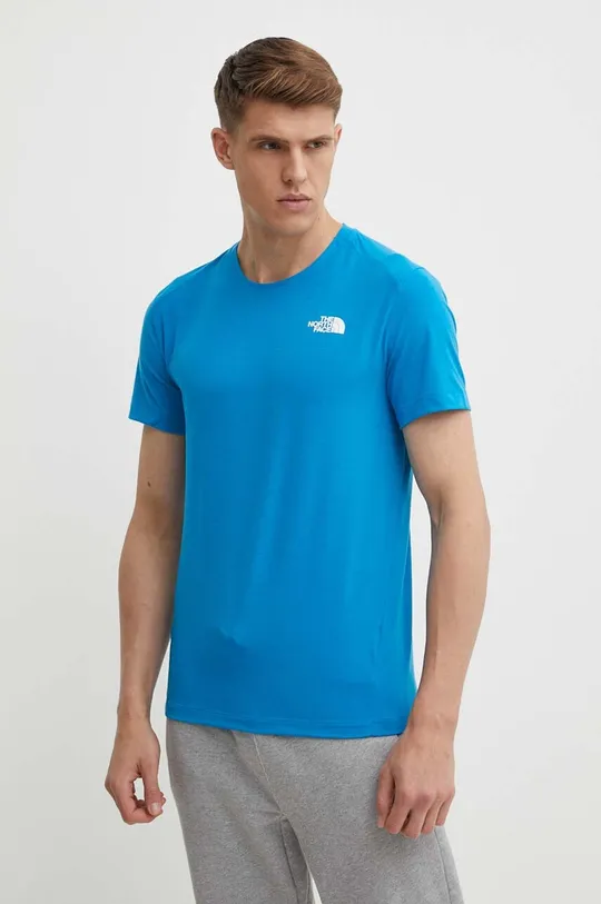 niebieski The North Face t-shirt sportowy Lightning Alpine