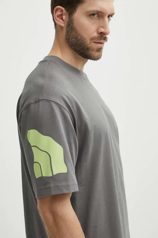 szary The North Face t-shirt bawełniany