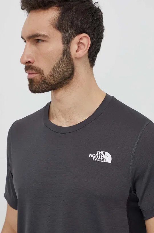 szary The North Face t-shirt sportowy
