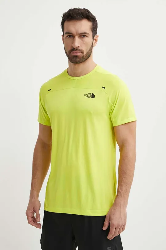 zielony The North Face t-shirt sportowy Mountain Athletics Męski