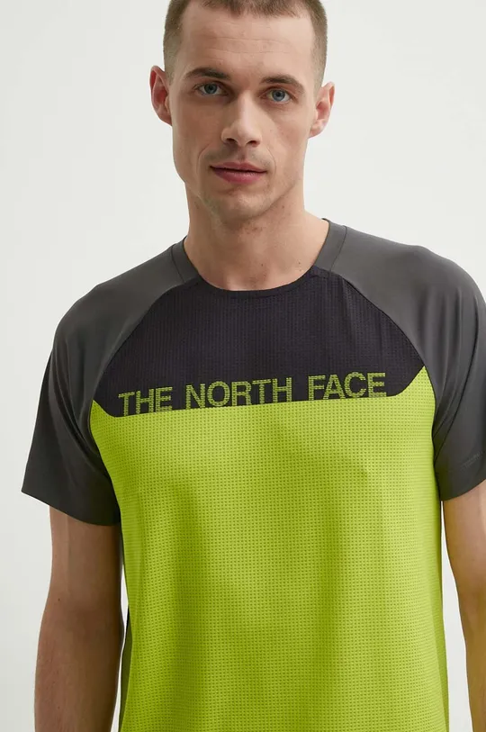 zielony The North Face t-shirt sportowy