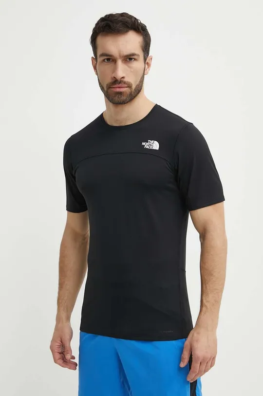 czarny The North Face t-shirt sportowy Sunriser