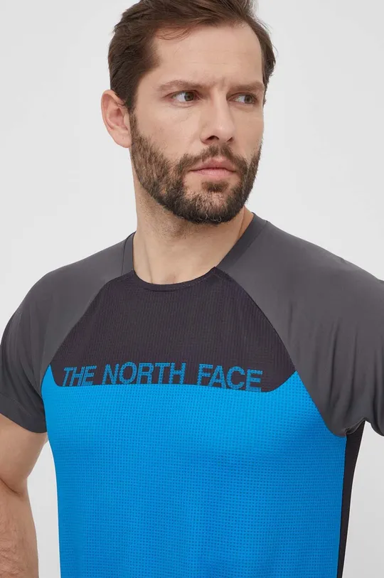 niebieski The North Face t-shirt sportowy Trail Jammer Męski