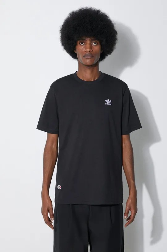 nero adidas Originals t-shirt in cotone Climacool Uomo