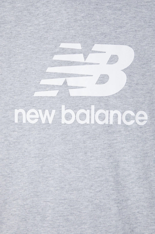 Βαμβακερό μπλουζάκι New Balance Essentials Cotton