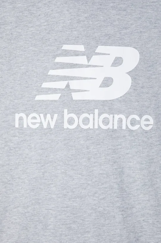 Βαμβακερό μπλουζάκι New Balance Essentials Cotton