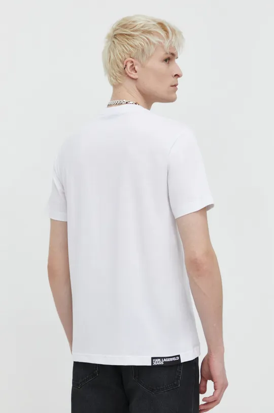 Karl Lagerfeld Jeans t-shirt bawełniany 100 % Bawełna