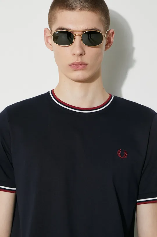 Fred Perry t-shirt in cotone Twin Tipped T-Shirt Uomo