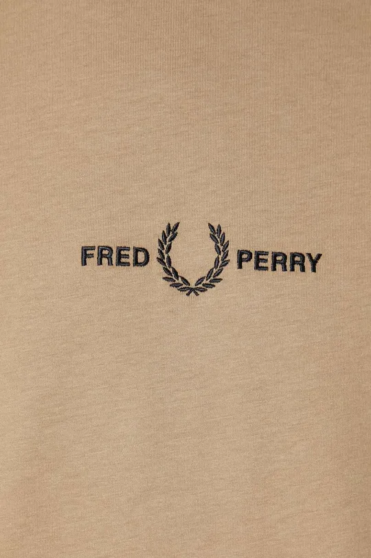 Хлопковая футболка Fred Perry Embroidered T-Shirt