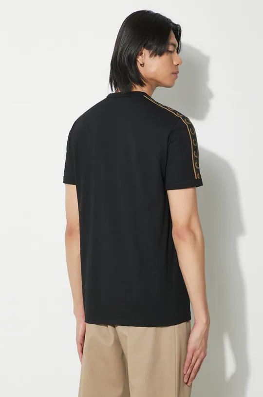 Fred Perry cotton t-shirt Contrast Tape Ringer T-Shirt Main: 100% Cotton Application: 100% Polyester Rib-knit waistband: 97% Cotton, 3% Elastane