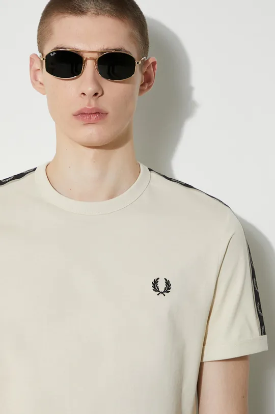 Fred Perry t-shirt in cotone Contrast Tape Ringer T-Shirt Uomo