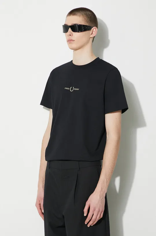 Fred Perry t-shirt in cotone Graphic Print T-Shirt Uomo