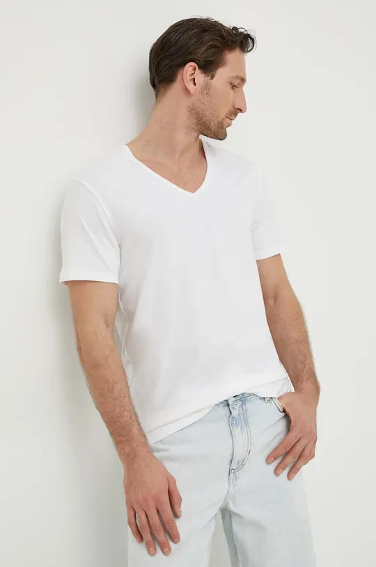 bijela Majica kratkih rukava Levi's 3-pack Muški