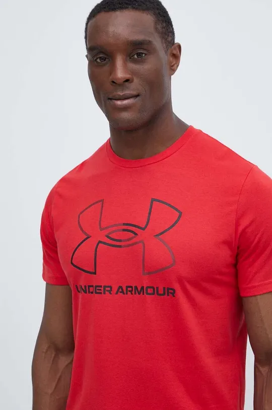 rosso Under Armour t-shirt Uomo