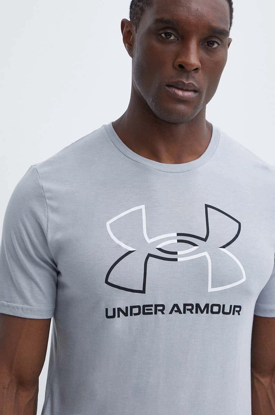 γκρί Μπλουζάκι Under Armour Ανδρικά