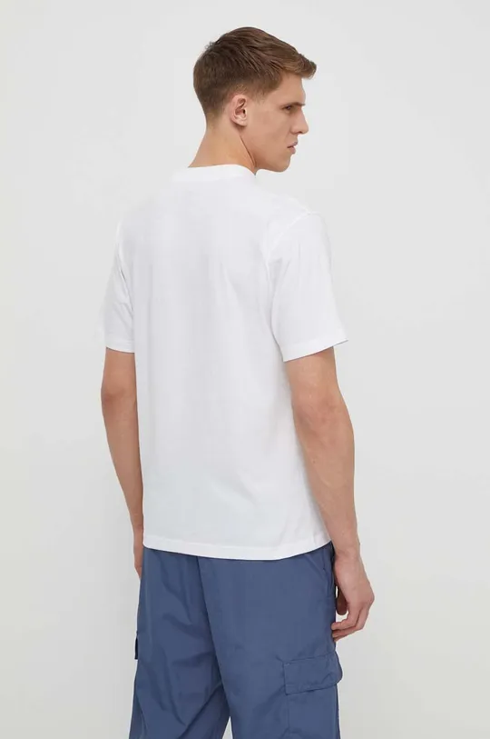 New Balance t-shirt bawełniany MT41519WT 100 % Bawełna