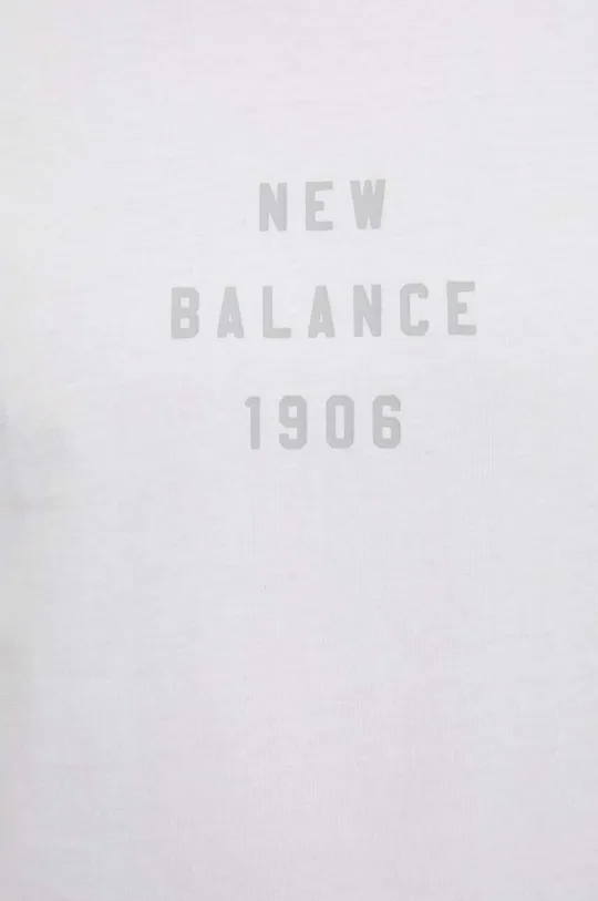 Βαμβακερό μπλουζάκι New Balance Ανδρικά