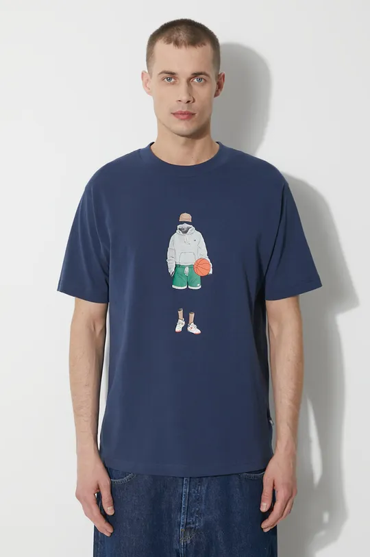blu New Balance t-shirt in cotone Uomo