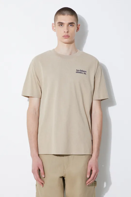 beige New Balance cotton t-shirt Men’s
