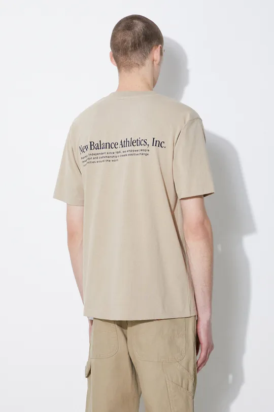 Βαμβακερό μπλουζάκι New Balance Κύριο υλικό: 100% Βαμβάκι Πρόσθετο υλικό: 70% Βαμβάκι, 30% Πολυεστέρας