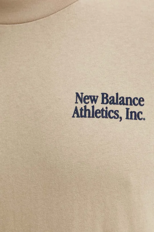 Bavlnené tričko New Balance Pánsky