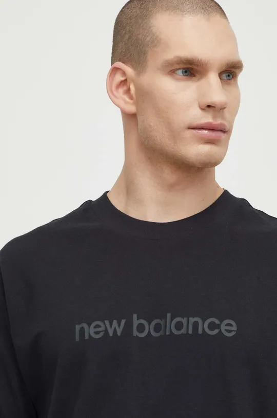 crna Pamučna majica New Balance MT41559BK