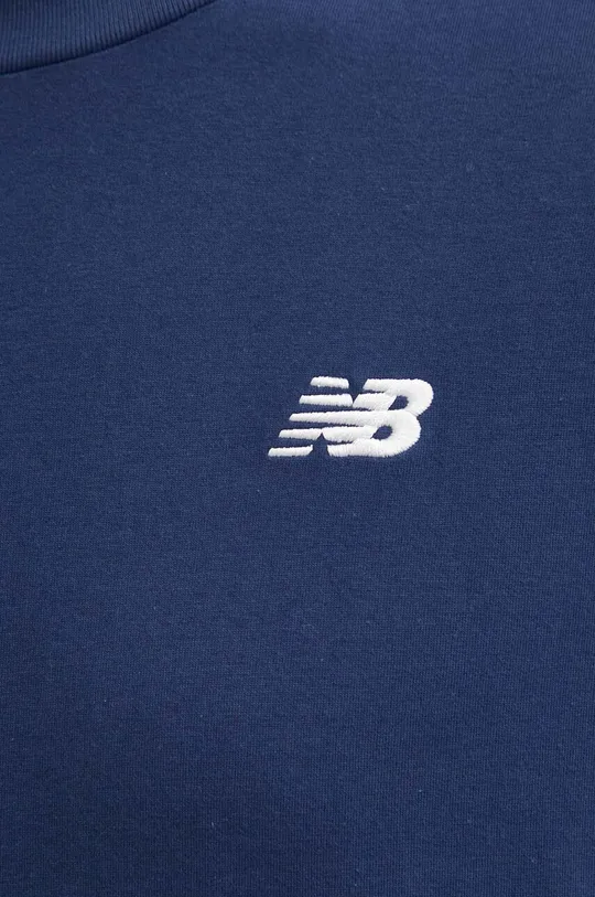 σκούρο μπλε Βαμβακερό μπλουζάκι New Balance Small Logo