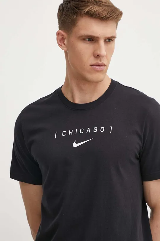Bombažna kratka majica Nike Chicago Cubs Moški