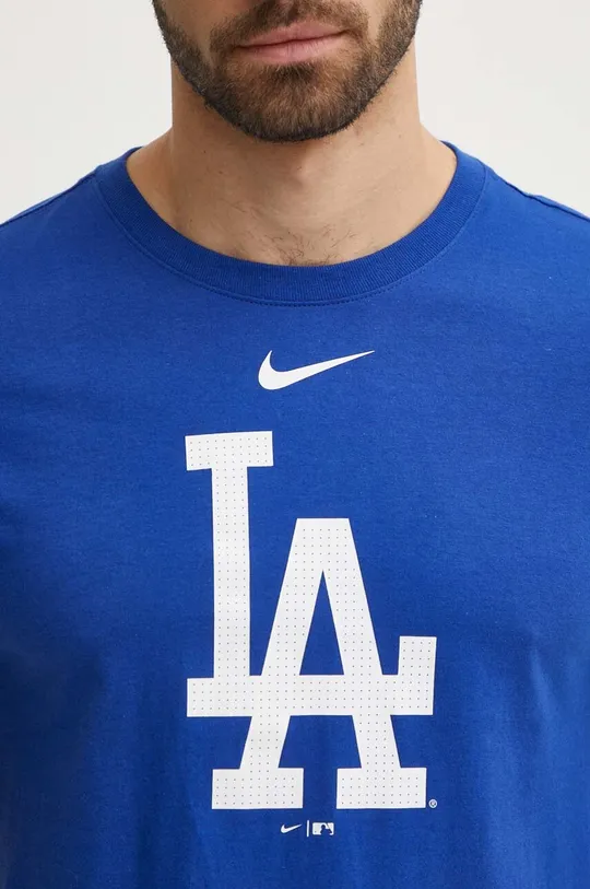 Bombažna kratka majica Nike Los Angeles Dodgers Moški