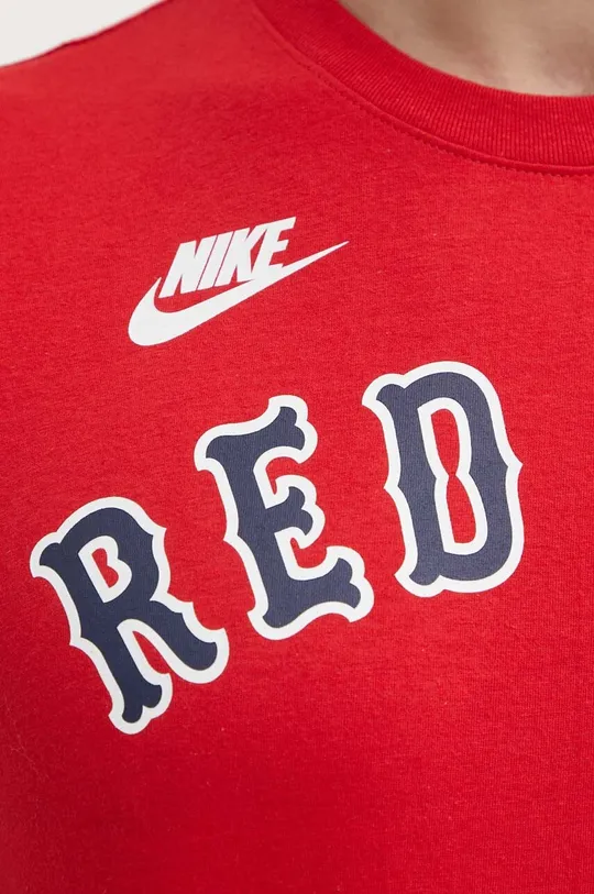 Βαμβακερό μπλουζάκι Nike Boston Red Sox Ανδρικά