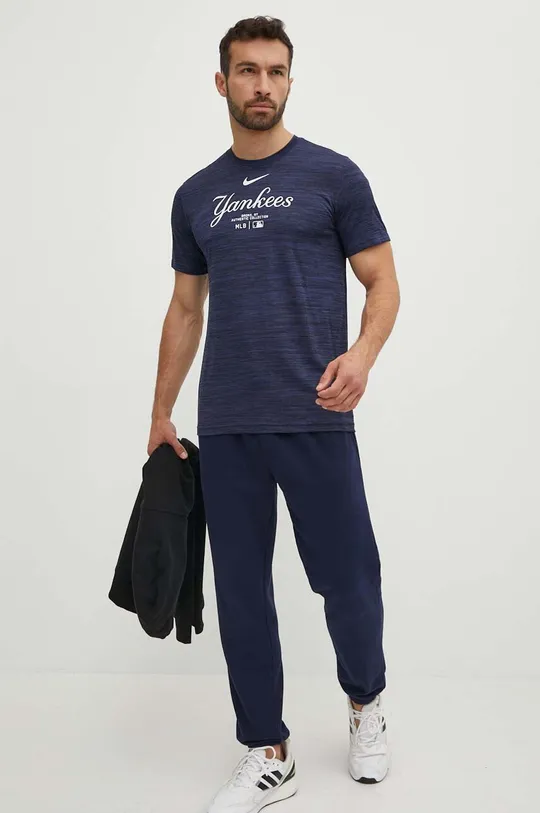 Kratka majica Nike New York Yankees mornarsko modra