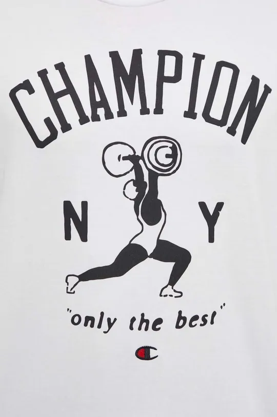 Βαμβακερό μπλουζάκι Champion 0 Ανδρικά