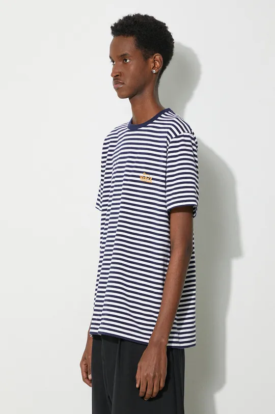 тёмно-синий Футболка Woolrich Striped T-Shirt