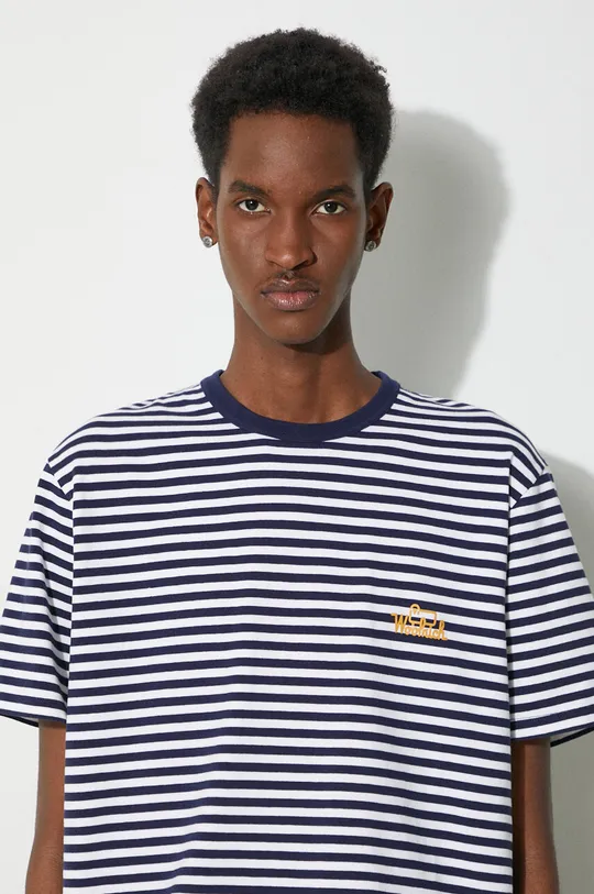 Tričko Woolrich Striped T-Shirt Pánsky
