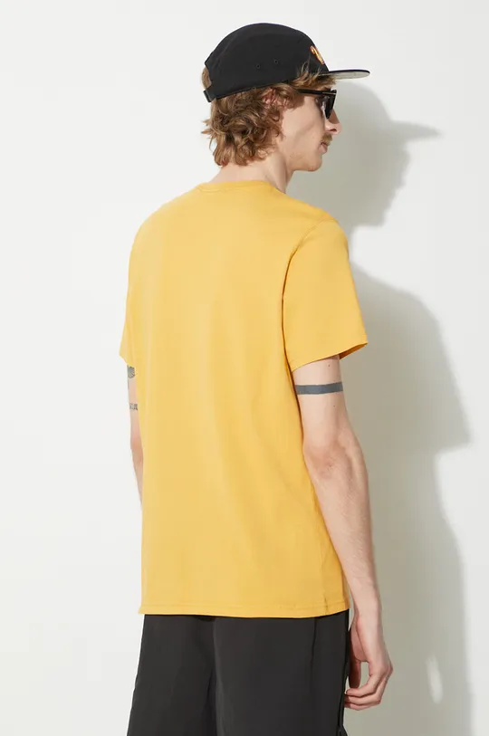 Βαμβακερό μπλουζάκι Barbour Hickling Tee κίτρινο