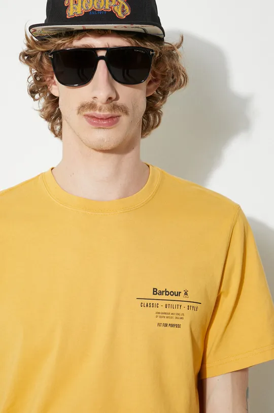 Bavlnené tričko Barbour Hickling Tee Pánsky