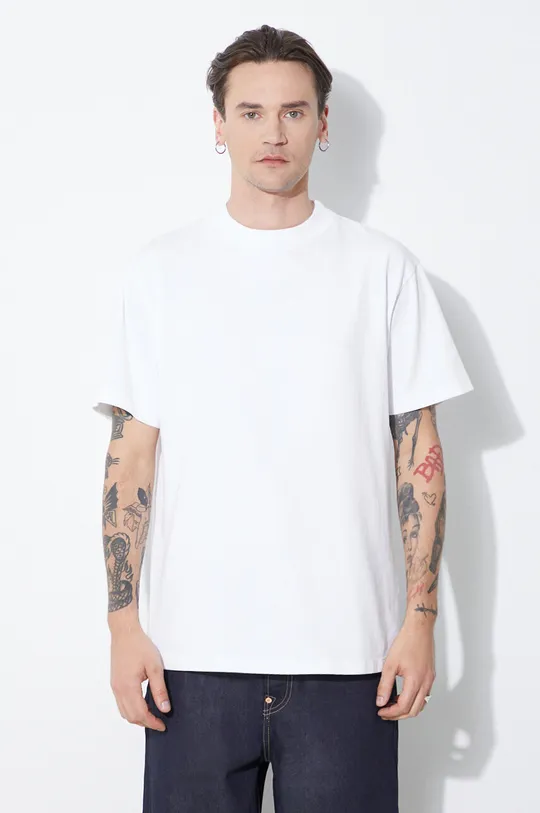 bílá Bavlněné tričko 424 Alias T-Shirt Pánský