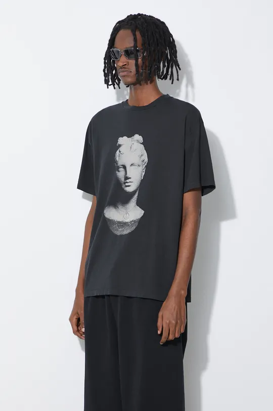 black Aries cotton t-shirt Aged Statue SS Tee
