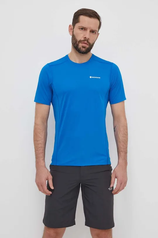 niebieski Montane t-shirt sportowy Dart Lite