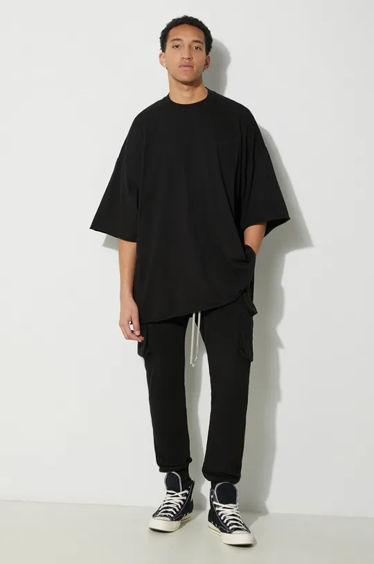 nero Rick Owens t-shirt in cotone Tommy T-Shirt Uomo