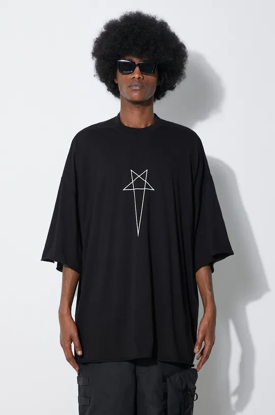 nero Rick Owens t-shirt in cotone Tommy Uomo