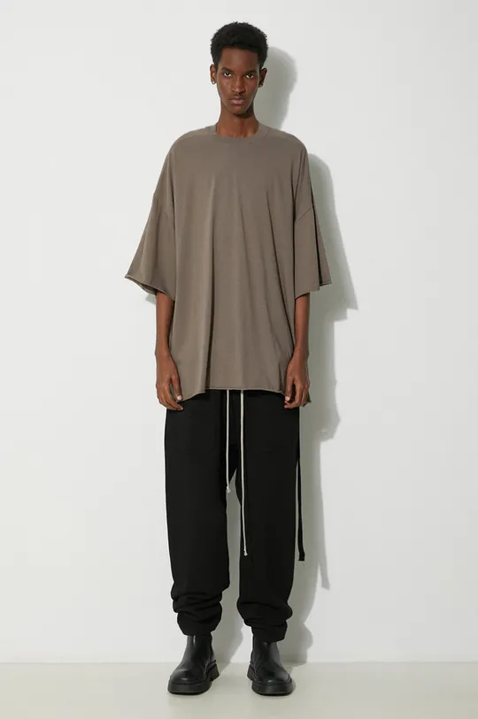 marrone Rick Owens t-shirt in cotone Tommy T-Shirt Uomo